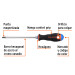 Desarmador de cruz 1/4" x 6" mango Comfort Grip, TRUPER