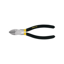 Pinza de corte diagonal 7" mango de PVC, PRETUL
