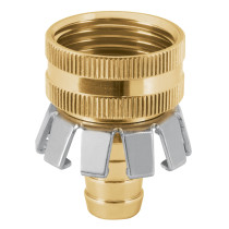 Conector 1/2" hembra tipo garra de aluminio, TRUPER