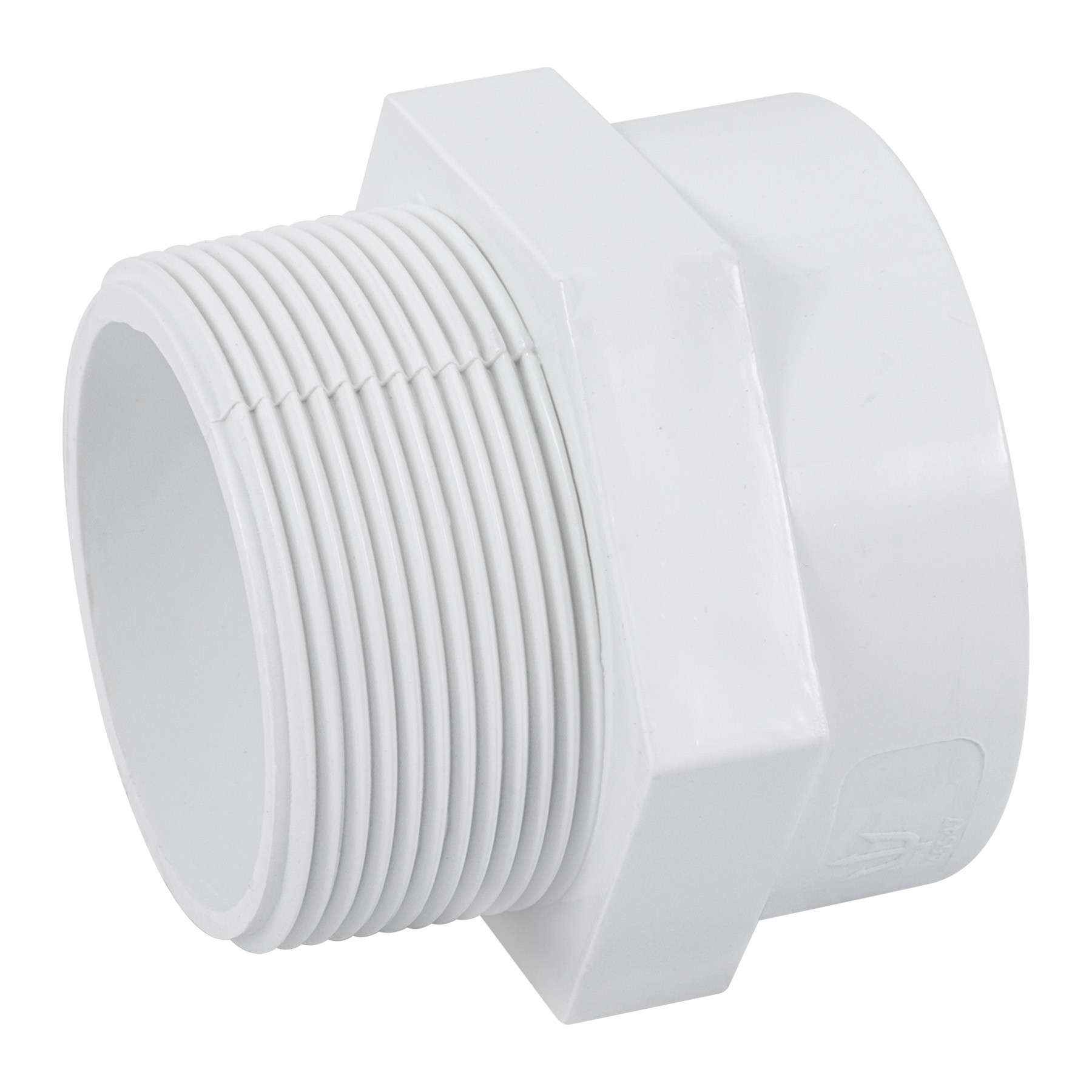 Adaptador macho de PVC de 2", FOSET