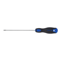Desarmador de cruz 3/16" x 6" mango Comfort Grip, PRETUL