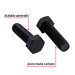 Bolsa con 40 tornillos 3/8" x 1-1/4" acero grado 5, FIERO
