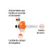 Broca para router, bocel cuarto, 1-1/8" con balero, Truper