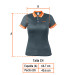 Playera polo performance para mujer, gris, CH, TRUPER
