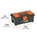 Caja para herramienta de 14" con compartimentos, TRUPER