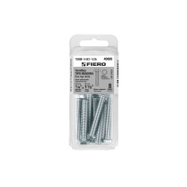 Blíster con 8 tornillos 1/4" x 1-1/2" tipo máquina, FIERO