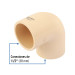 Codo 90° de CPVC de 1-1/2", FOSET