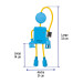 Multicontacto 16 AWG figura de niño con 4 entradas, VOLTECK