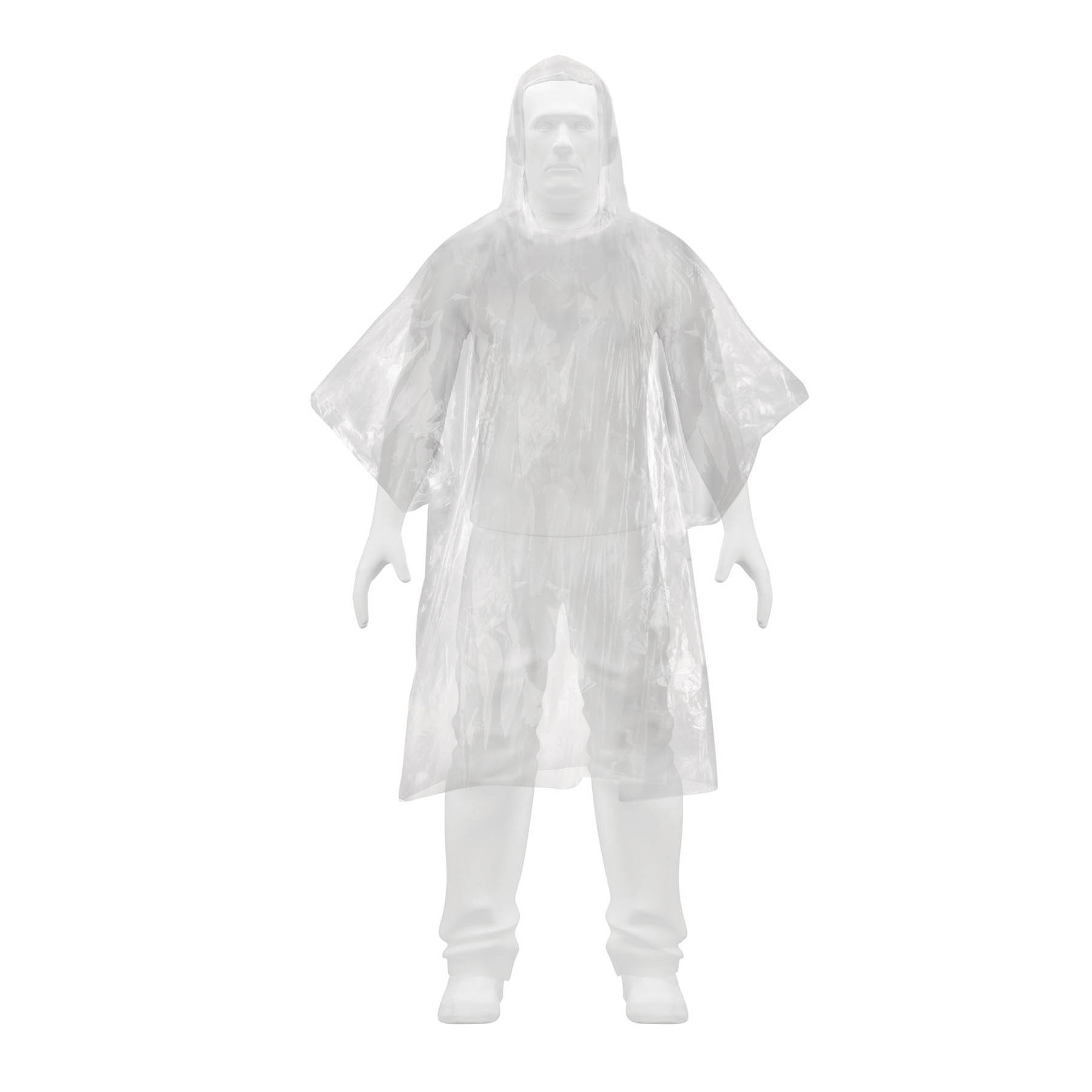 Poncho o capamanga desechable de polietileno, PRETUL