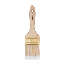 Brocha cerdas sintéticas 2-1/2" corte recto, mango de madera
