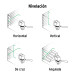 Nivel láser verde c/plomada, alcance 30 m, de pilas, TRUPER