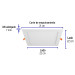 Luminario LED plafón 18W 6500K ultradelgado cuadrado VOLTECK
