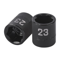Dado de impacto de 23 mm, 6 puntas, cuadro 1/2", TRUPER