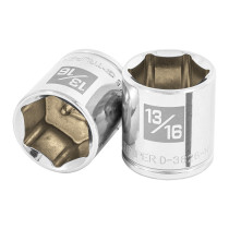 Dado de 13/16", 6 puntas, cuadro 3/8", TRUPER