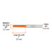 Broca para router, recta 2 filos, 1/4", larga, TRUPER