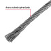 Metro de cable flexible 3/32" de acero 7x19 hilos, 75 m