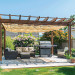 Toldo sombra 80%, raschel beige, 6m x 4m, FIERO