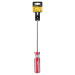 Desarmador plano 1/4 x 8" mango de PVC, PRETUL