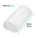 Rollo de 50 m de franela blanca de algodón, KLINTEK