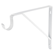 Ménsula reforzada blanca 11 x 12", con gancho, FIERO