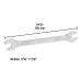 Llave española, 9/16 x 5/8" x 185 mm de largo, PRETUL