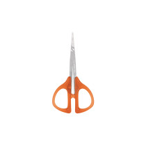Tijera para manicure 3-1/2", mgo plástico, punta fina,PRETUL