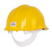 Casco de seguridad, ajuste de intervalos, amarillo, PRETUL