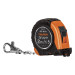Flexómetro Gripper de 2 m tipo llavero, cinta 13 mm, TRUPER