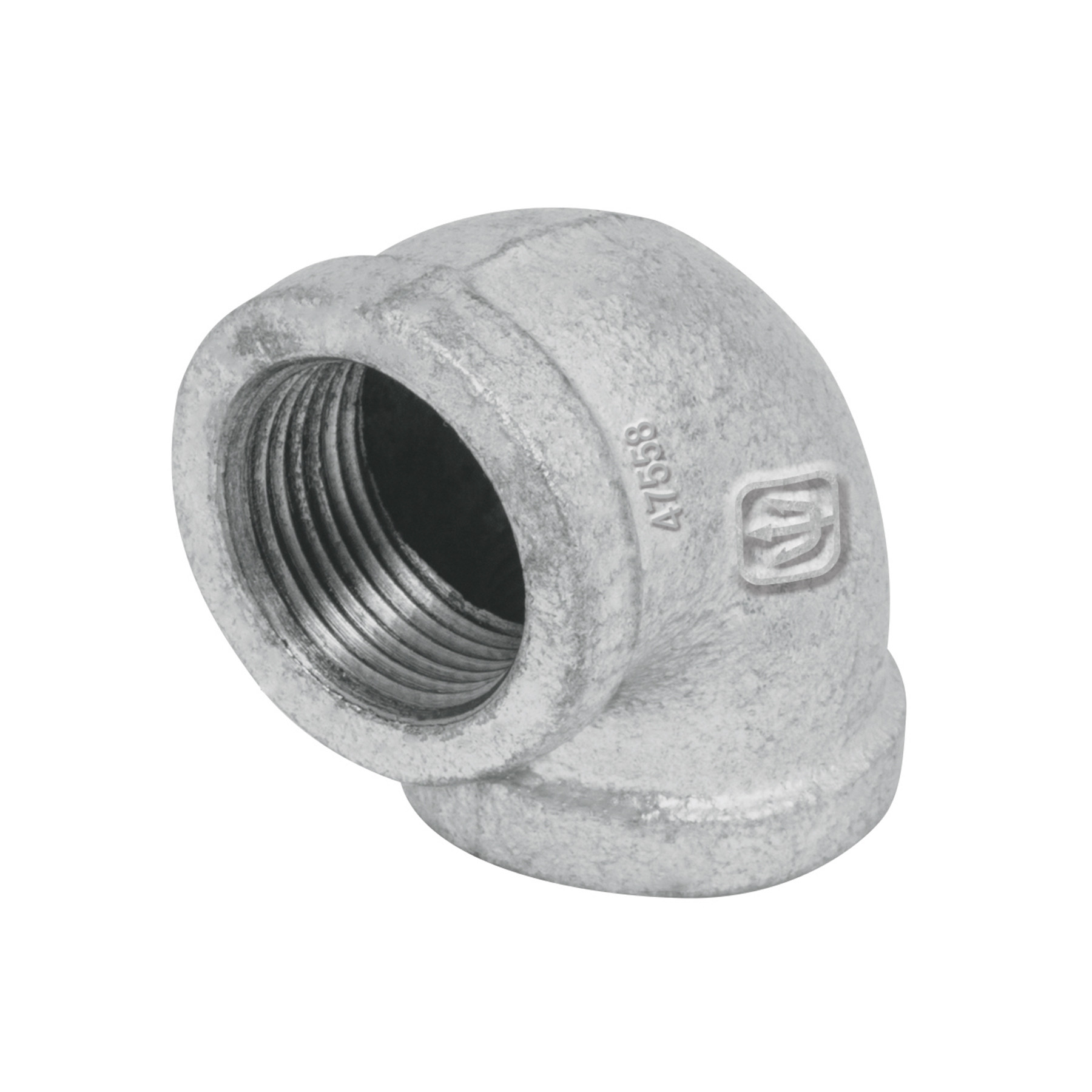Codos 90° de acero galvanizado