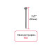 Kilo de clavo standard 1-1/2" con cabeza en caja de 25 kg