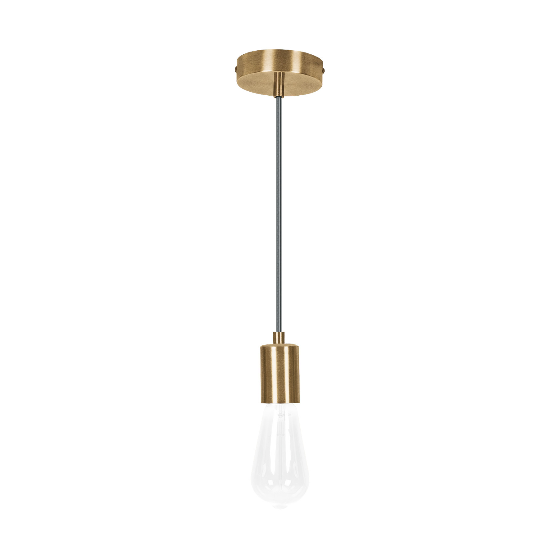 Socket colgante metálico, hierro antiguo, VOLTECK