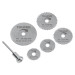 Kit de minidiscos sierra para herramienta rotativa, 5 piezas