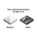 Llana 11" dentado triangular, 6 remaches, mango Comfort Grip
