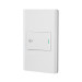 Placa armada blanca 1 interruptor de timbre 1.5 mód, Lisboa