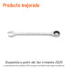 Llave combinada con matraca 17 mm x 218 mm largo, EXPERT