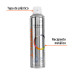 Pintura en aerosol, gris claro, bote esbelto, 400 ml