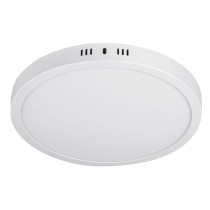 Luminario LED plafón 24W 6500K, redondo, blanco, VOLTECK