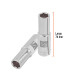 Dado largo de 1/2", 6 puntas, cuadro 1/2", TRUPER