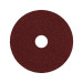 Disco de lija 4-1/2" con respaldo de fibra, grano 50, TRUPER