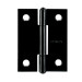 Bisagra rectangular 2 x 1-1/2", acero negro mate, HERMEX