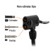 Bomba manual para inflar, 80 PSI, PRETUL