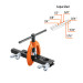 Avellanador para tubo, ajustable de 3/16" a 5/8", TRUPER