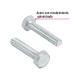 Bolsa con 100 tornillos 1/4" x 1-1/4" tipo máquina, FIERO