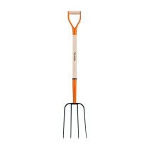 Bieldo para paja, 4 dientes, mango 34", puño "Y", TRUPER