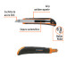 Cutter 9 mm profesional con alma metálica y grip, TRUPER