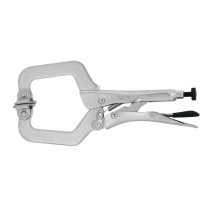 Pinza de presión 6" tipo "C" con mordaza autoajustable