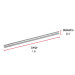 Varilla roscada de 1 m x 3/4", FIERO