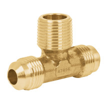 Tee terminal de latón centro 3/8", FOSET