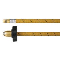 Manguera pigtail, vinilo, 7/16" x 7/8", 55 cm, FOSET