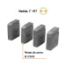Juego de 4 peines 2" para tarrajas TA-850 y TA-851, TRUPER